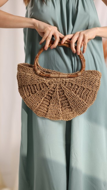 Woven Paper Rope Tote Bag