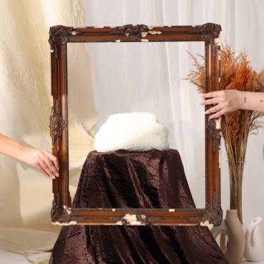 White Cotton Plush Clutch