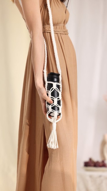 lace woven mesh pattern bag