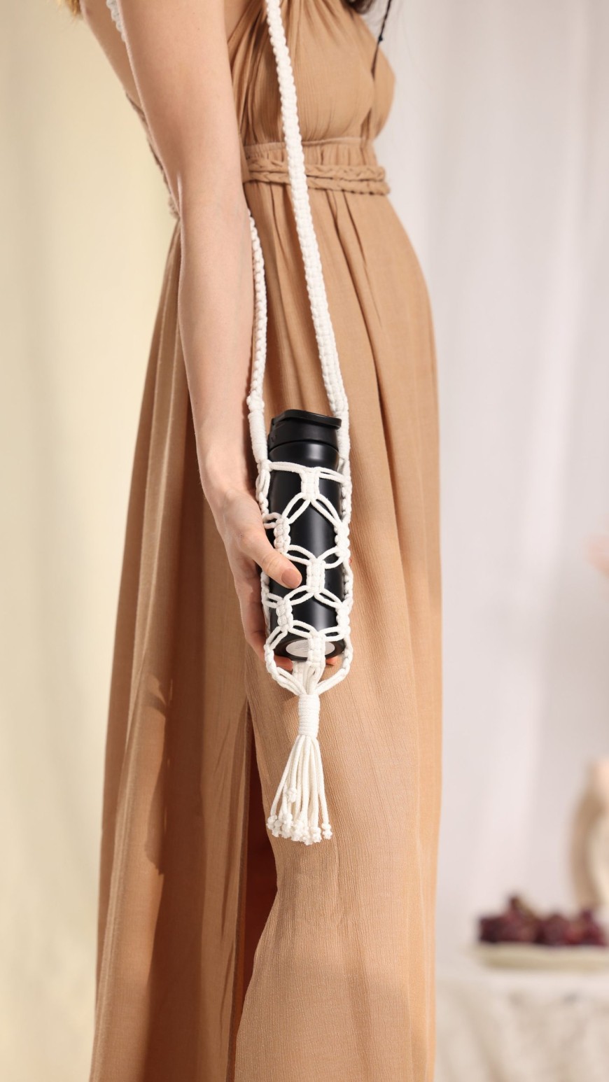 lace woven mesh pattern bag